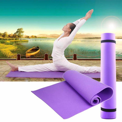 The lady with not slip yoga