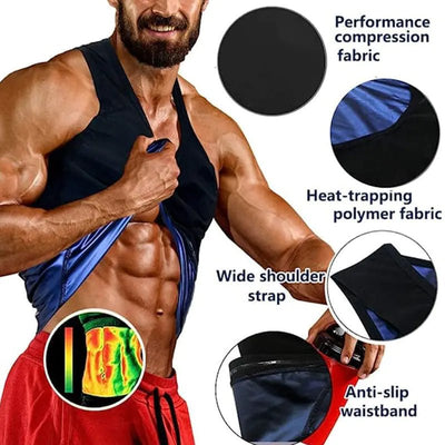 Men's Heat Trapping Sweat Trainer Shirt - Thevo Gears