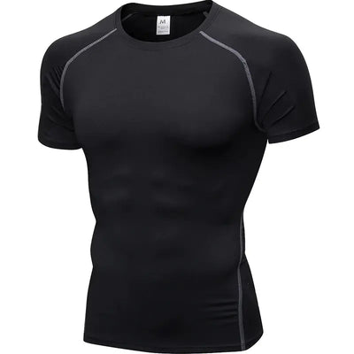 black gym shirt - Quick-Dry