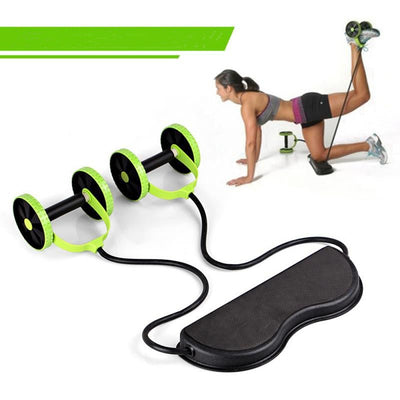 Tension Foldable Revoflex Xtreme Rally Multifunction Pull Rope Wheeled Health Abdominal Muscle Training Home Fitness Equipment - Thevo Gears