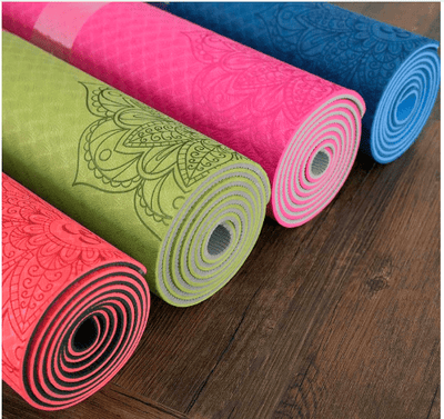 Two-color TPE Non-slip Yoga Mat Fitness Mat - Thevo Gears
