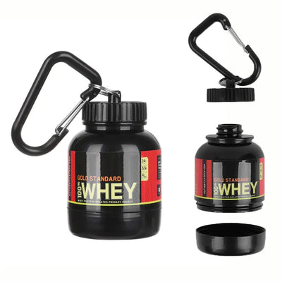 Whey Keychain: Portable Protein Powder Bottle - Thevo Gears